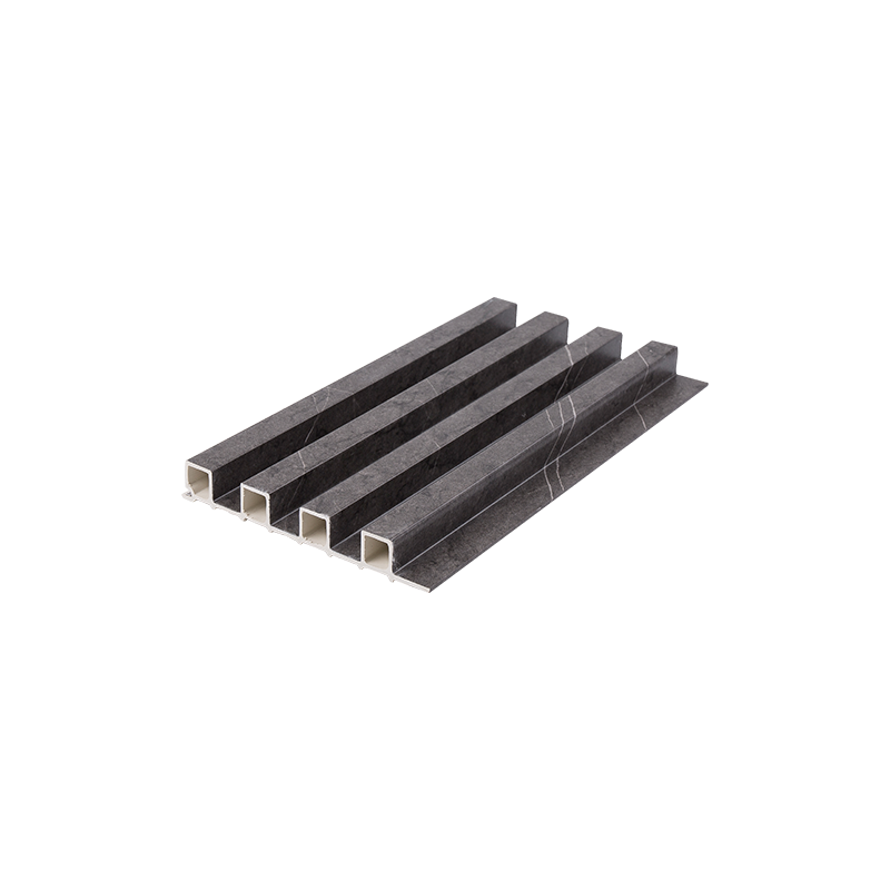 160*24mm WPC Louvers Bahan Hiasan Panel Dinding