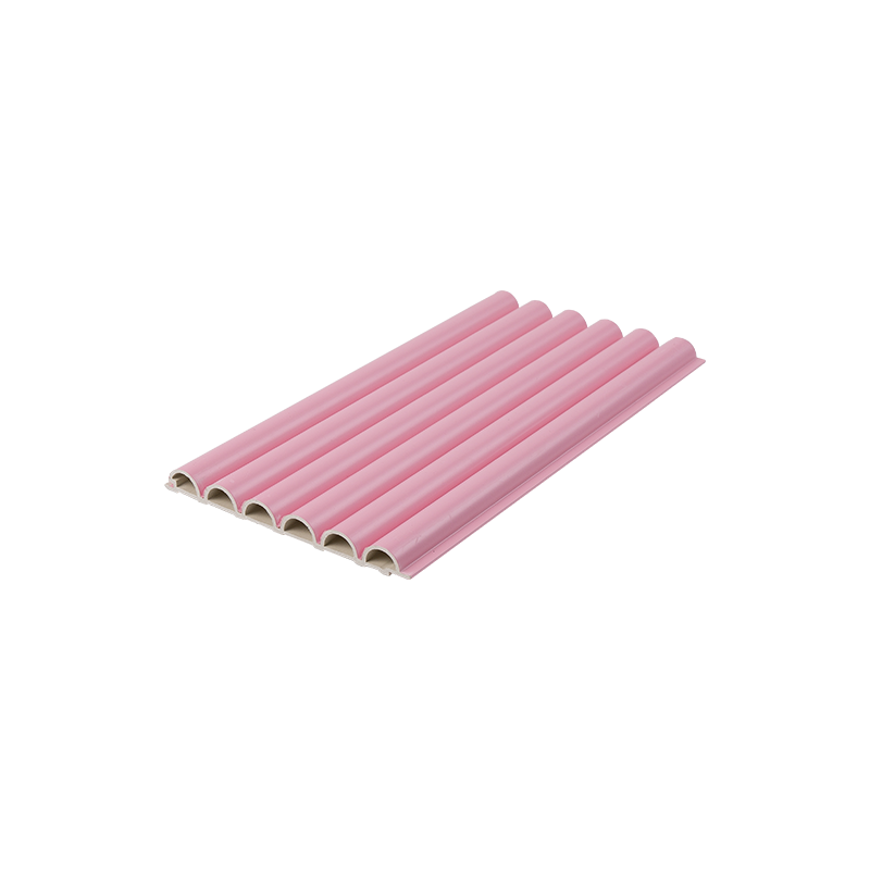 153*14mm WPC Louvers Bahan Hiasan Panel Dinding
