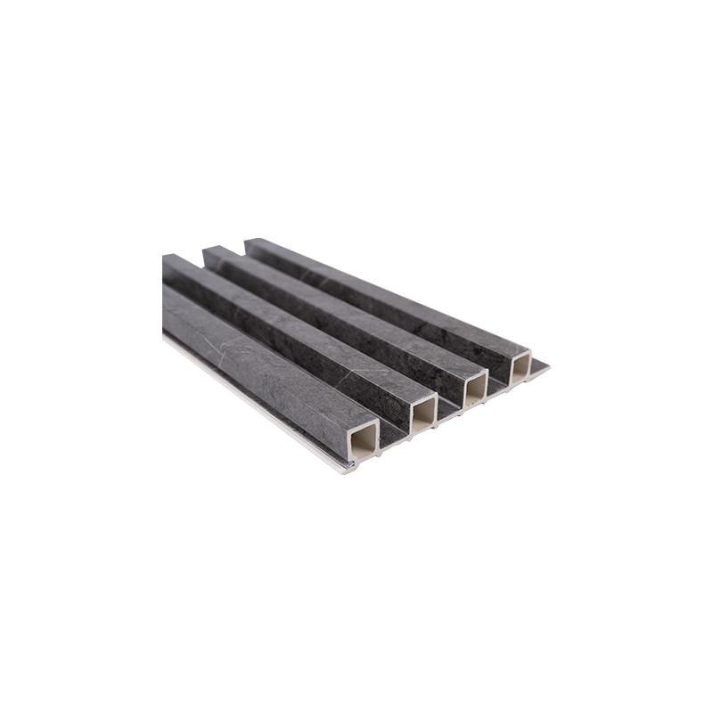 160*24mm WPC Louvers Bahan Hiasan Panel Dinding