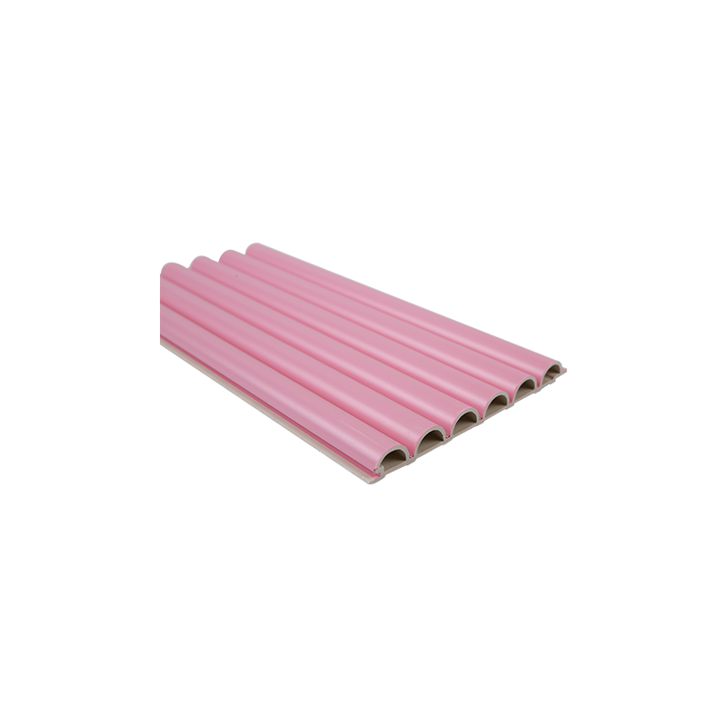 153*14mm WPC Louvers Bahan Hiasan Panel Dinding
